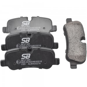 Колодки тормозные задние (LR DISCOVERY 2.7TD/4.4 04/ RANGE ROVER 05) BP47485 BP47485 SB NAGAMOCHI