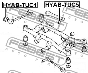 Сайлентблок HYAB-TUC4 HYAB-TUC4 FEBEST