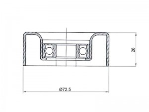 Ролик обводной приводного ремня MAZDA2/ MAZDA SAT STZJ0115940 SAT
