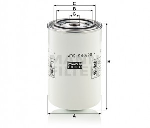 Фильтр топливный WDK940/20 WDK 940-20 MANN FILTER