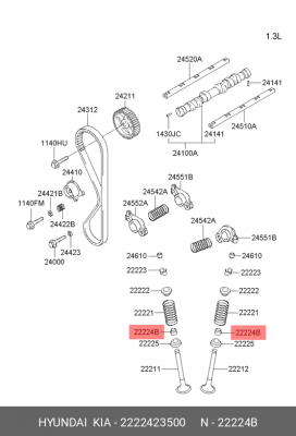 SUZUKI GRAND VITARA 98> 2222423500 HYUNDAI KIA