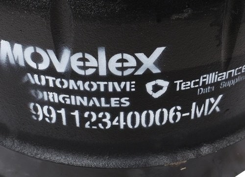 Барабан тормозной SHACMAN SHAANXI F2000 задний MOVELEX 99112340006MX MOVELEX