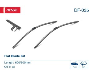 Щетка стеклоочистителя бескаркасная 600/600mm (ком-кт) DF035 DENSO