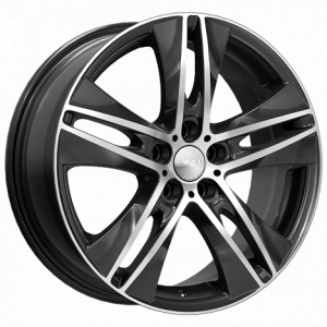 Скад Эссен 17.0 / 7.0J PCD 5x114.30 ET 40.00 ЦО 66.10 Литой / Черный с полирован 2850105 SKAD