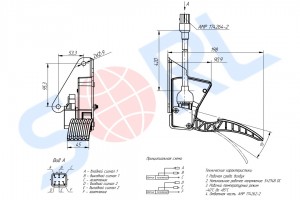 Педаль газа SHACMAN электр. (DZ97189570281) (SORL)!!!! 11080633010 SORL