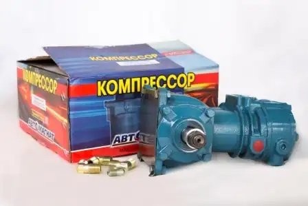 компрессор! в сборе со шкивом, 270 л/мин, плоская голова\ МАЗ 5336-3509012-10 AVTOMAGNAT