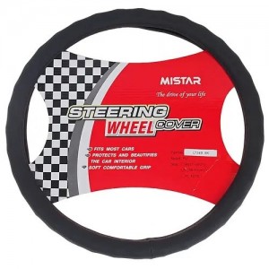 Оплетка руля (L) 39-41см черная MISTAR MISLT34BBKL MISTAR