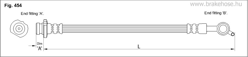 Шланг тормозной FT1248 FT1248 K K