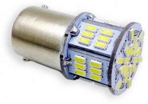 к-т ламп! светодиодных S009A T15, белый(BA15S) 54SMD 3014 10-30V 1 contact, коро A07186S AVS