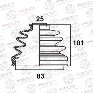 Пыльник привода Avantech BD0205 AVANTECH
