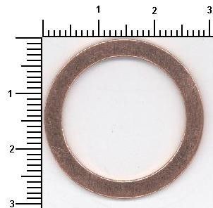 Шайба уплотнительная медная 22x29x1.5 DIN 7603; MAN; MB L Series; MB SK/MK/NG Se 129.100 ELRING