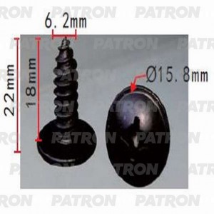 М6.3*19*16 защиты арки Hundai P370907 PATRON