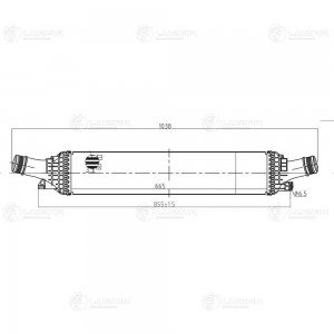 Интеркулер для а/м Audi A4 (08-)/A6 (11-)/Q5 (08-) LRIC18180 LRIC18180 LUZAR