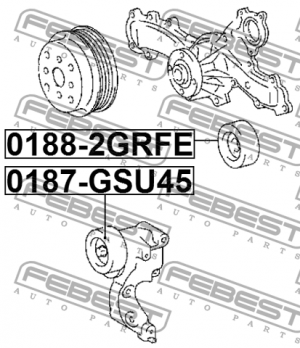 TOYOTA CAMRY V40 (2006-2011) 0187-GSU45 FEBEST