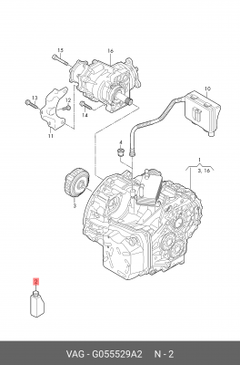 Трансмиссионное масло VAG КПП DSG 1л G055529A2 G 055 529 A2 VAG