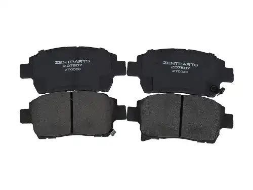 колодки дисковые передние! Toyota Yaris 1.0i/1.3i/1.5WTi/1.4D 99-01 Z07507 ZENTPARTS