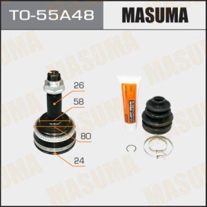 ШРУС наружный к-кт!\ Honda Accord 2.0-2.2 08-11/Toyota Celica 1.8 02-06 TO-55A48 MASUMA
