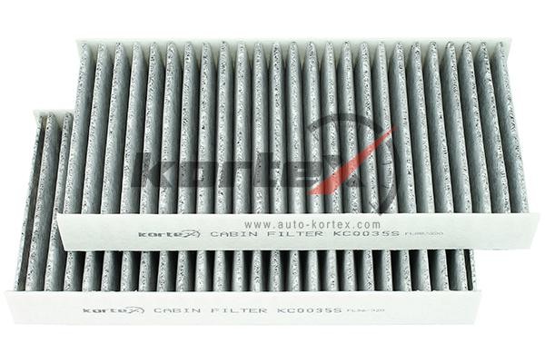 Фильтр салонный HONDA CIVIC VI 0105/CR-V I/II/FR-V (угольный)(к-т 2шт) KC0035S KC0035S KORTEX