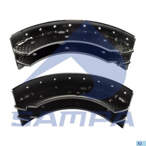 Колодки тормозные VOLVO без накладок комплект (2шт.) SAMPA 030.650 SAMPA