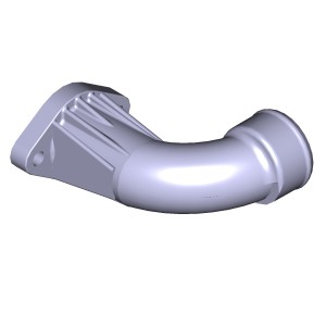 Патрубок теплообменника подводящий ЯМЗ-236НЕ,БЕ,7601,7511 1013724-7511 7511.1013724 YAMZ