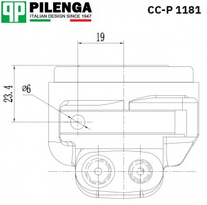 Цилиндр переднего суппорта левый наружный ВАЗ 2101-2107 CC-P1181 CCP1181 PILENGA