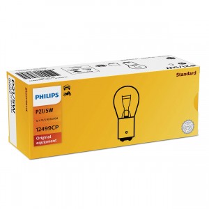Лампа 12V P21/5W BAY15d PHILIPS 12499CP PHILIPS