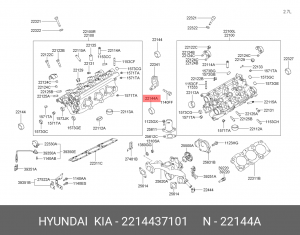 Сальник распредвала 2214437101 HYUNDAI KIA