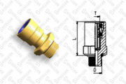Заглушка М12х1.5 пневмокранов с уплотнительным кольцом STELLOX 8521242SX STELLOX