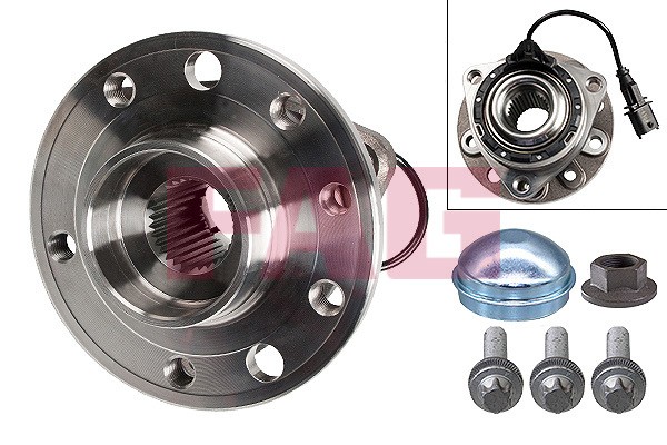 Ступица OPEL Vectra C колеса передняя с подшипником (с датчиком АБС) FAG 713 6440 90 FAG