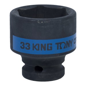 головка торцевая! ударная шестигранная 1/2'', 33 мм\ 453533M KING TONY