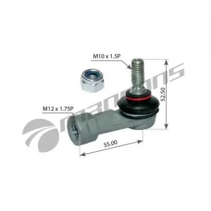 наконечник тяги КПП! левый L=55 M10/M12x1.75 LHT MAN,MB,DAF,Scania 100.673 MANSONS