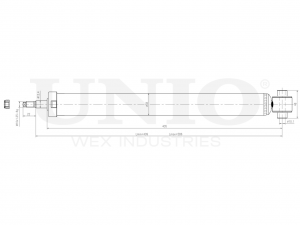 Амортизатор газовый задней подвески SAB-10678 UNIO