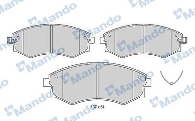 Колодки тормозные к-кт MBF015550 MANDO