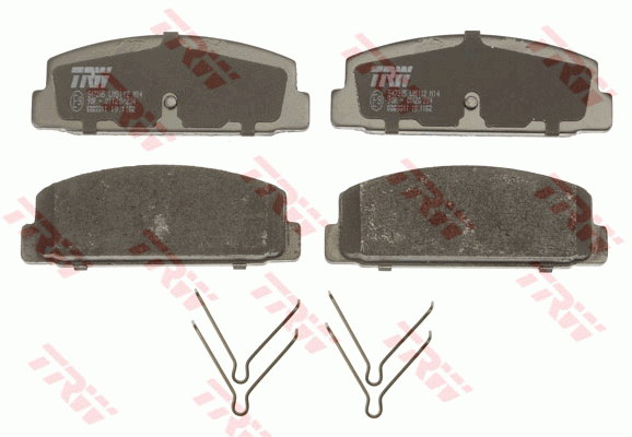 Колодки тормозные MAZDA 6 GG (02-07) (1.8/2.0/2.3), 626 GF (97-02) (1.8/2.0) зад GDB3311 TRW