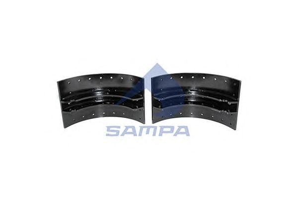 Колодка тормозная к-кт 2шт. 410*200 Volvo F10/12/FH12/16 030.648 SAMPA