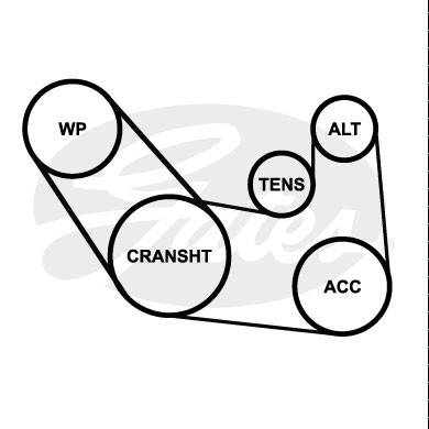 FIAT/ MITSUBISHI/ CITROEN/MAZDA 6-PK-963 GATES