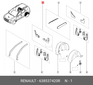 638537420R 638537420R RENAULT