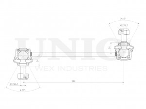 Стойка стабилизатора передняя SSP-50126 UNIO