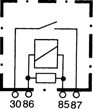 Реле 4 контакта 24V 25A MAN 4RA007957-001 HELLA