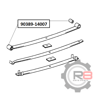R89038914007 Сайлентблок 90389-14007 14004 T0005 (R-8) (TAB-119 TAB-277 HR 822 3 R890389-14007 R8