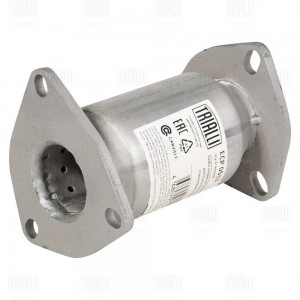 Труба соед. (вместо кат-ра) Chevrolet Lacetti (04-) со стронг. (алюм. сталь) (EC ECP 0513 TRIALLI