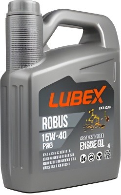 L019-0773-0404 LUBEX Мин. мот.масло ROBUS PRO 15W-40 CH-4/CI-4/SL A3/B4/E7 (4л) L019-0773-0404 LUBEX