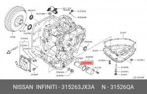 Сальник 31526-3JX3A 31526-3JX3A NISSAN