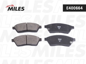 Колодки тормозные передние (Смесь Low-Metallic) CADILLAC SRX 09- (TRW GDB7872) E E400664 MILES