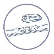 Щётка стеклоочистителя гибридная FINWHALE HW21 FINWHALE