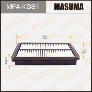 фильтр воздушный!\ Hyundai Sonata 14>, KIA Optima 15> MFA-K381 MASUMA