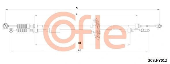 Трос КПП HYUNDAI Getz COFLE 922CBHY012 COFLE