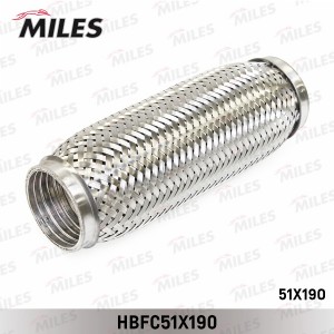 Труба гофрированная (гофра) внутренним металлорукавом 51X190 HBFC51X190 HBFC51X190 MILES