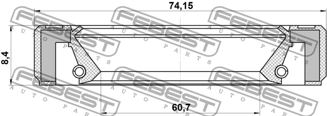 TOYOTA LEXUS RX300/RAV 4 00- АКПП 95GBY-62740808R FEBEST