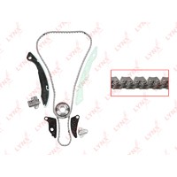 Комплект цепи ГРМ MITSUBISHI Outlander (2.4) (2 цепи+2 башмака натяж+2 успок+2 н TK0194 LYNXAUTO